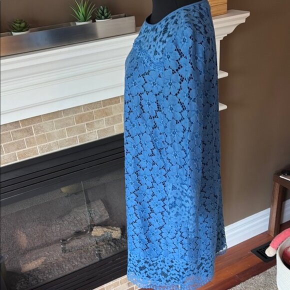 TIBI Elegant Blue Lace Dress size 8 - Picture 4 of 6